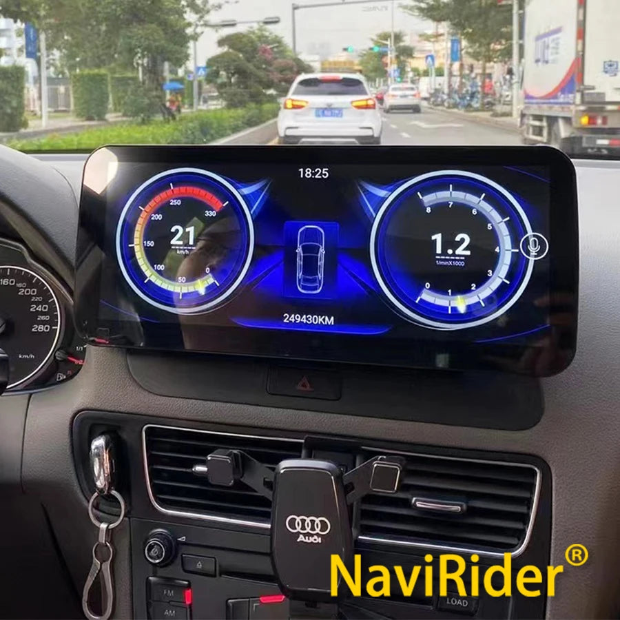 12.3" Android Car Radio For AUDI Q5 2010-2016 Touch Screen Multimedia Video Player Auto St