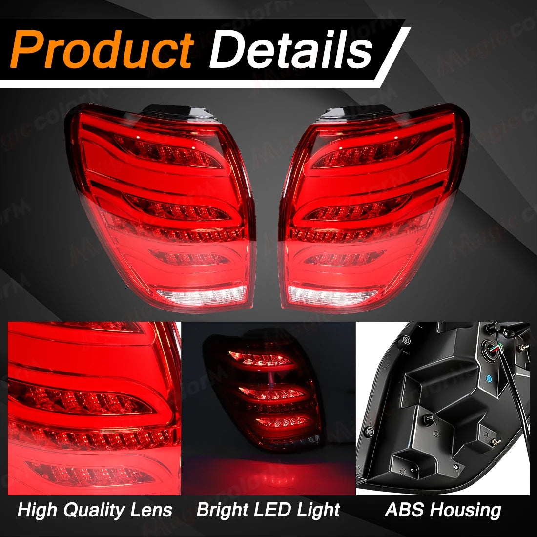 LED Car Tail Lamps For Chevrolet Captiva 2007 2008 2009 2010 2011 2012 2013-2018 Dynamic T | AUTOKITSHOP