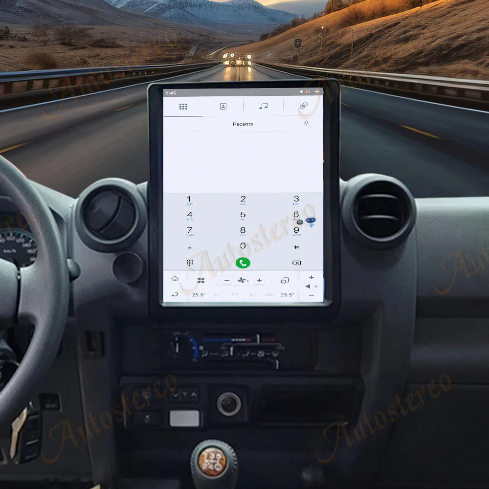 13 Inch Android 13 For Toyota Land Cruiser LC76 LC79 LC70 LC75 Tesla Radio Car Multimedia