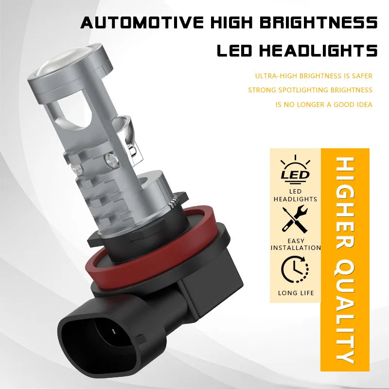 XSTORM H7LED Projector Lens Car Fog Lights 9005 9006 LED Headlight Fog Lights 32W 4000LM M