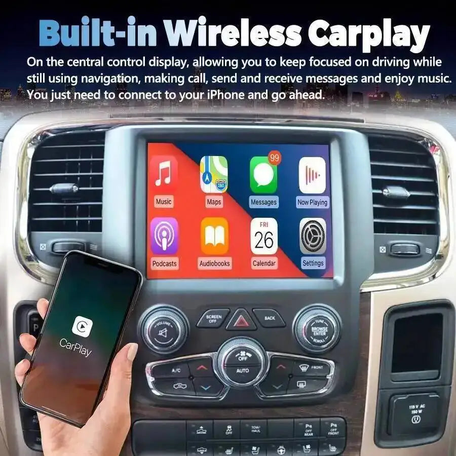 Stereo Autoradio Car Multimedia Player Navigation Wireless Carplay Android 15 Screen For D | AUTOKITSHOP