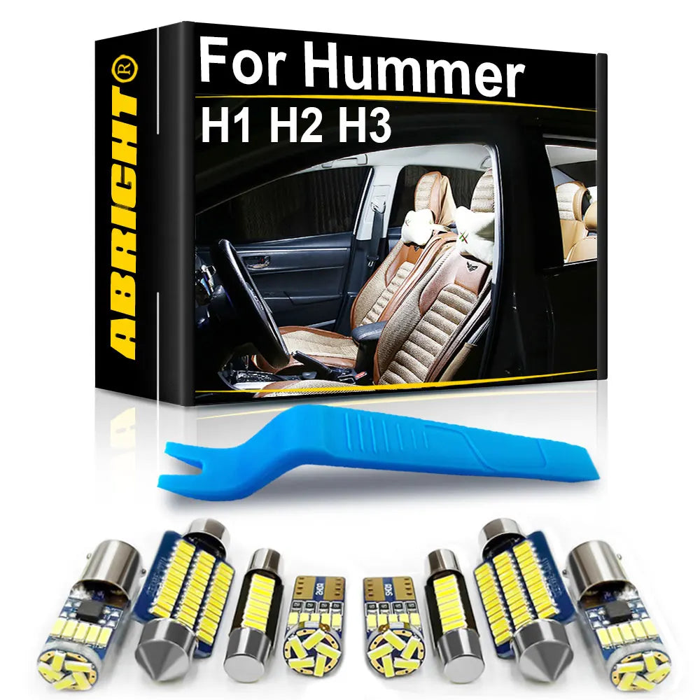 LED Interior Light Kit for Hummer H3 H2 H1 - Canbus Error-Free Bulbs | AUTOKITSHOP