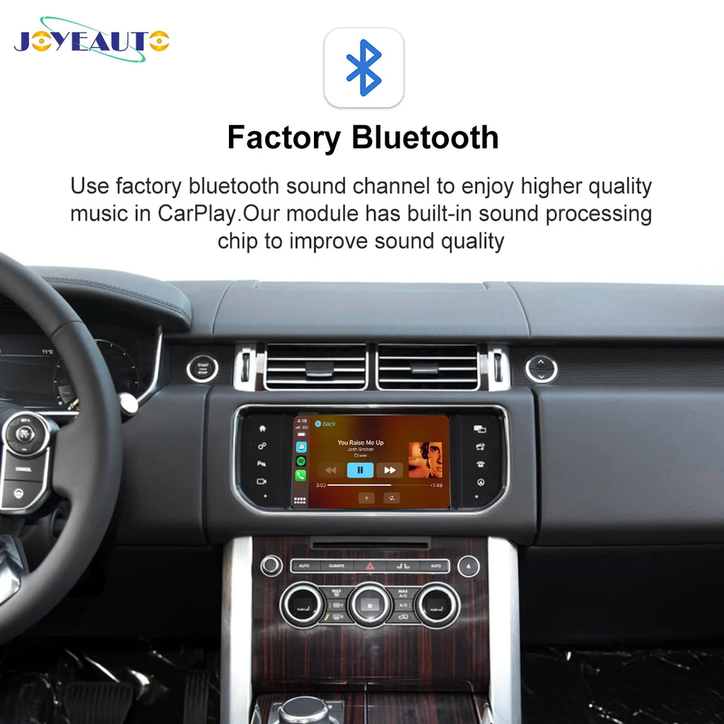 Wireless Apple CarPlay Android Auto for Land Rover Range Rover Evoque 2012-2018 - USB Flash Player Mirror Link