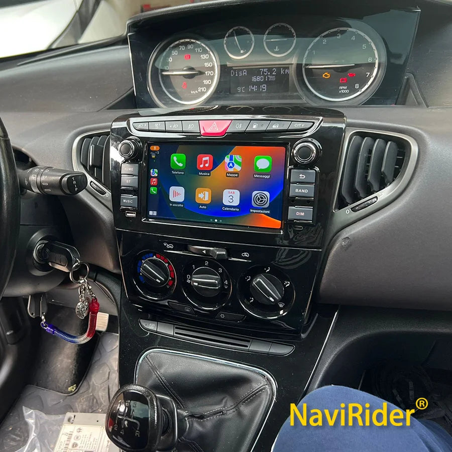 Car Radio Multimedia for LANCIA YPSILON 2012 2014 2016 2018 2020 Android 12 Wireless Carpl
