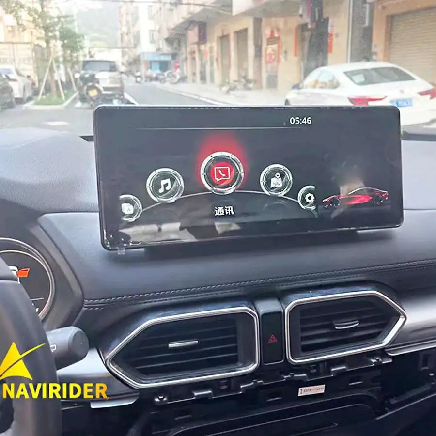 1920*720 QLED Screen Multimedia Video Player For Mazda CX5 Android 13 CX-5 CX8 2017 2019 2