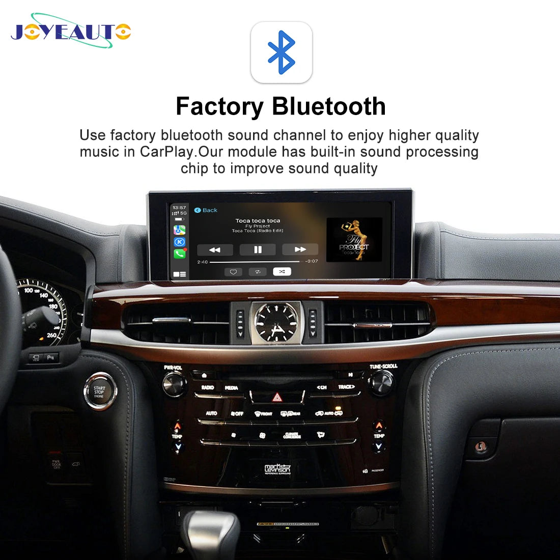 Wireless CarPlay Interface for 2014-2020 Lexus with Joystick Controls Android Auto Box - Upgrade OEM System