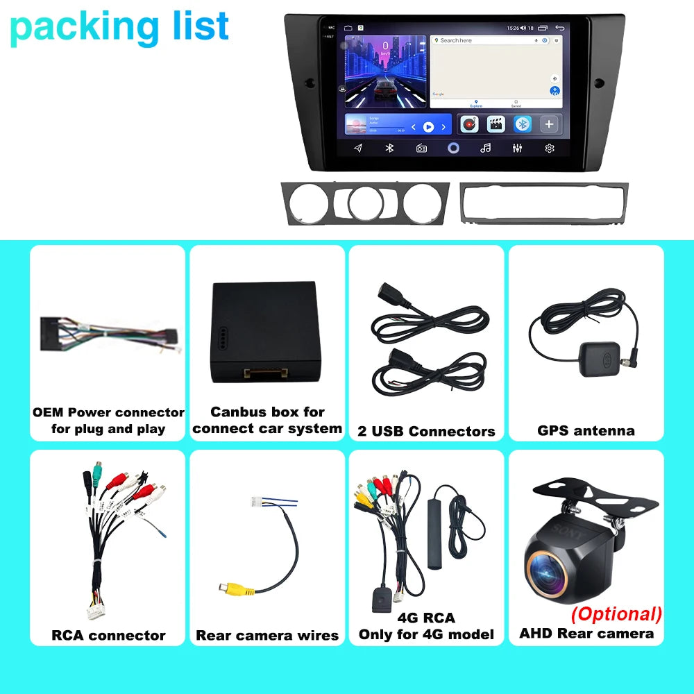 Car Android For BMW 3 Series E90 E91 E92 E93 2005-2013 Auto Radio Stereo Head Unit Multime