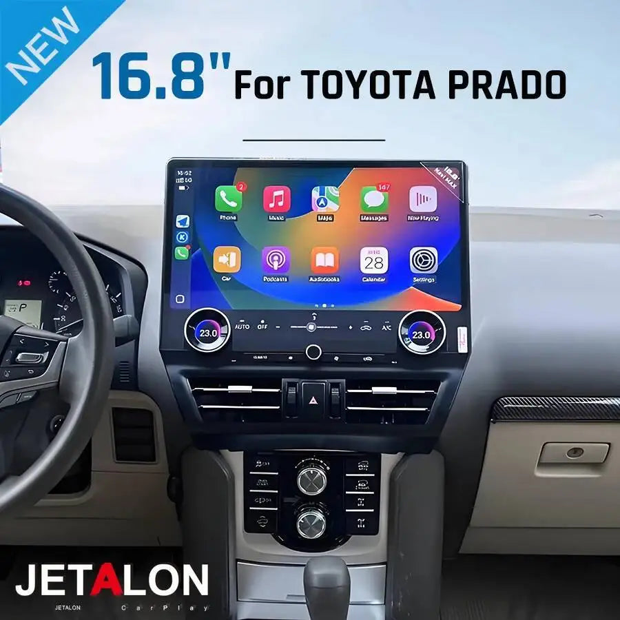 for Toyota Prado Land Cruiser 150 2010-2021 16.8'' Touch Screen Android Car Radio Multimed | AUTOKITSHOP