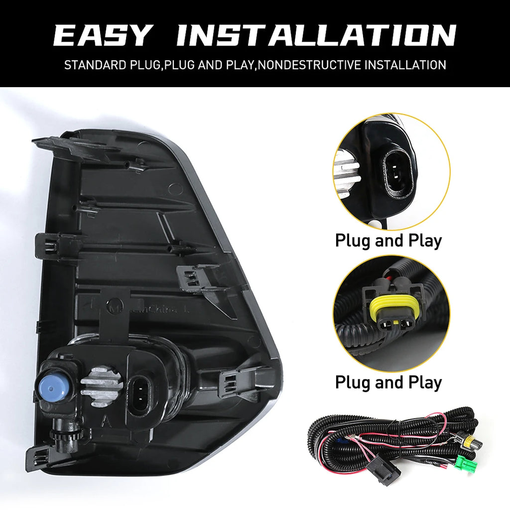 For Nissan Kicks 2021 2022 Fog Lamps Led Kit Front Bumper Headlights Daytime Running Light | AUTOKITSHOP