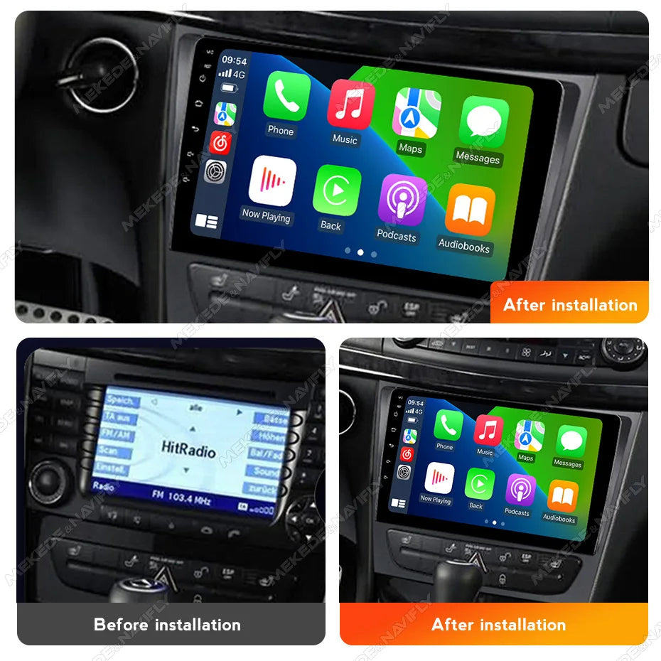 IPS Screen 9inch Car Radio For Mercedes Benz E-Class W211 E200 E220 E300 E350 E240 E270 E2