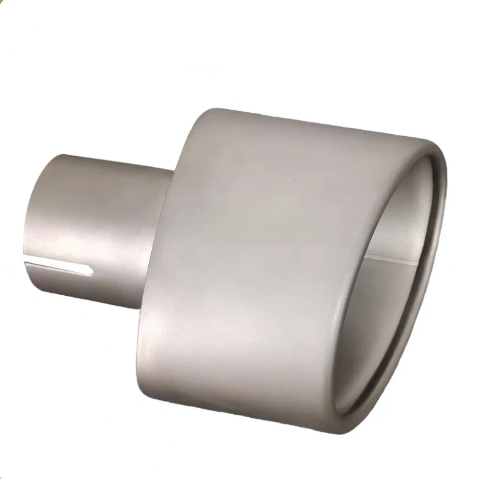 Automotive Parts Large Diameter Stainless Steel Sandblasted Exhaust Pipe Tail Throat Width 140mm - Automotive LED Light