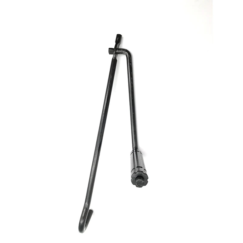 Foldable Car Auto Scissor Jack Crank Lever Iron Handle Lift Rod Bar Garage Tool