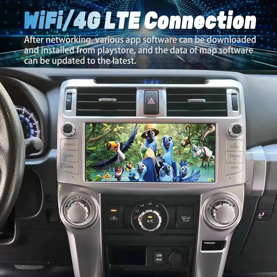 11.3inch Car Radio For Toyota 4runner 2010-2022 Android 13 GPS Auto Carplay BT Navigation