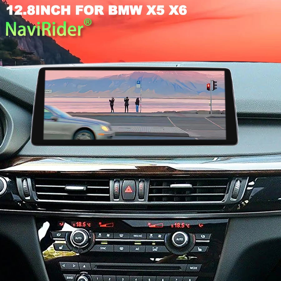 12.8" Android Car Radio For For BMW X5 X6 F15 F16 NBT System Stereo AUTO Multimedia Video