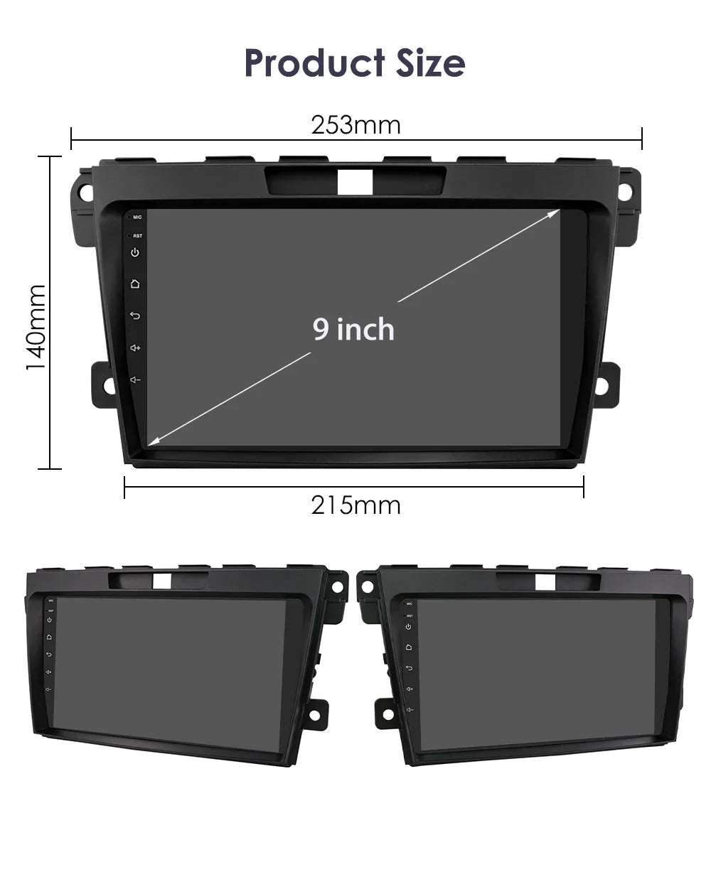 Android Auto car intelligent systems radio For Mazda CX-7 CX7 2008-2015 multmedia player A