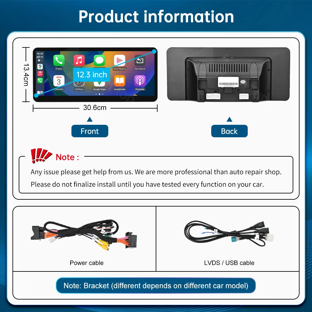 Wireless CarPlay Touch Screen Multimedia Display For Benz E Class W212 NTG4.0/4.5/5.0 With | AUTOKITSHOP