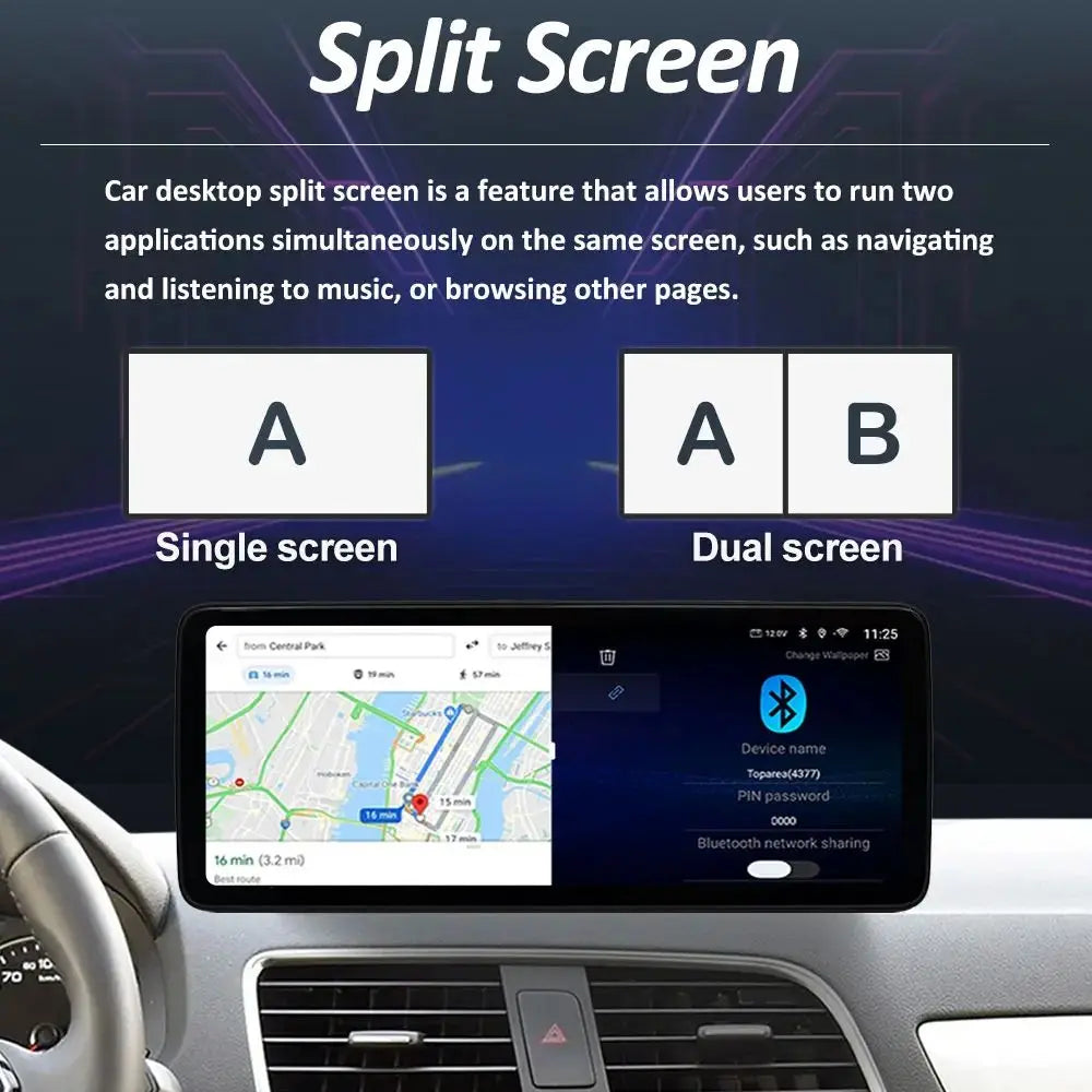 for Audi Q3 2013 2014 2015 - 2018 Carplay Car Radio Video Multimedia Player 4G GPS Navi An