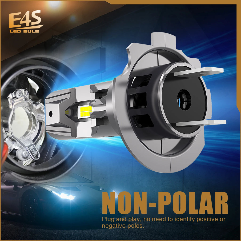 2x H7 Led Canbus No Error Headlights White Lights Diode Bulb 12v Car Driving Running Lamp