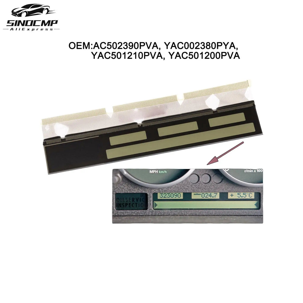 Instrument Cluster LCD Display Screen AC502390PVA YAC002380PYA YAC501210PVA YAC501200PVA F