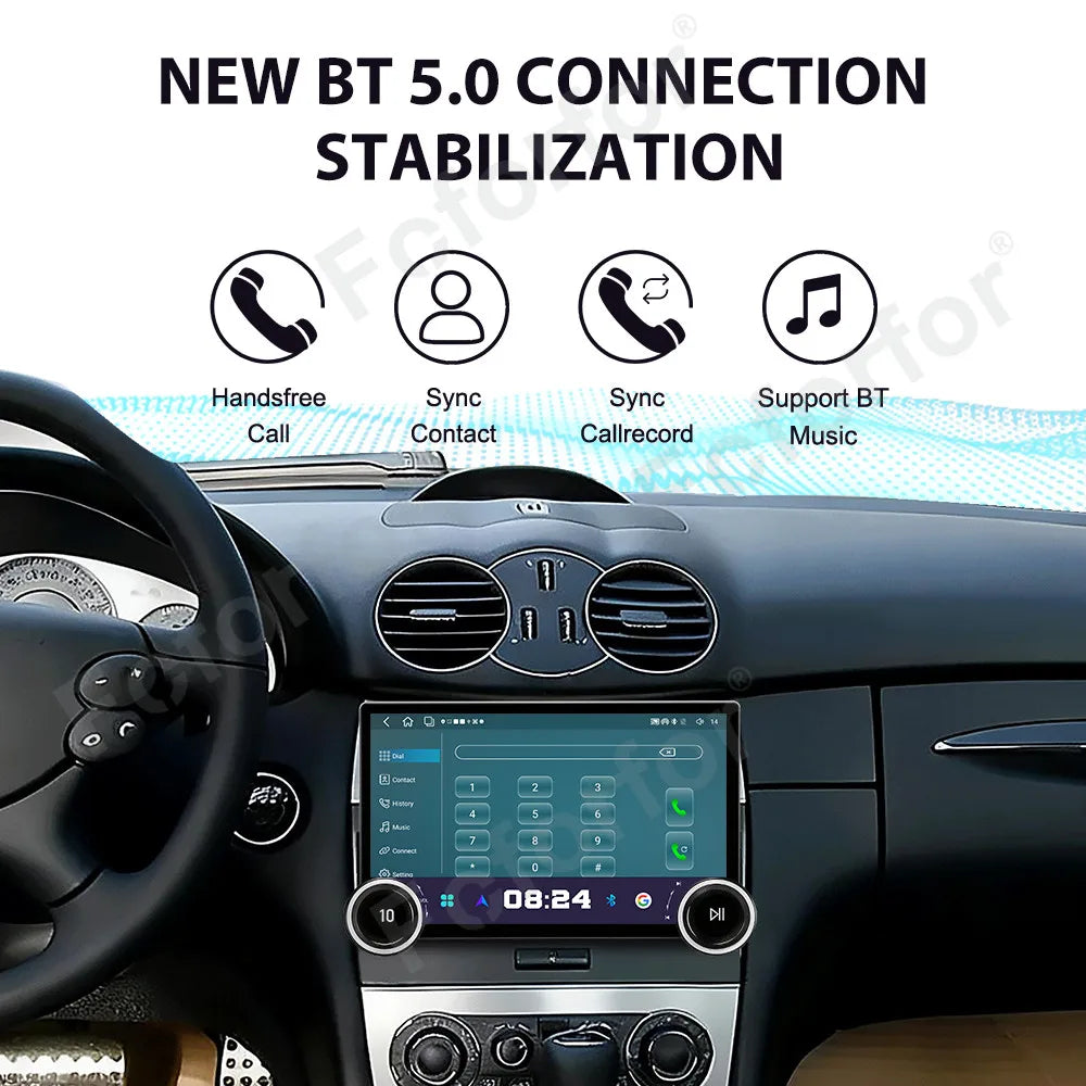 Smart Upgrade Carplay HD Large Screen 11.5 Inch Android 15 System GPS Navigation Car Radio