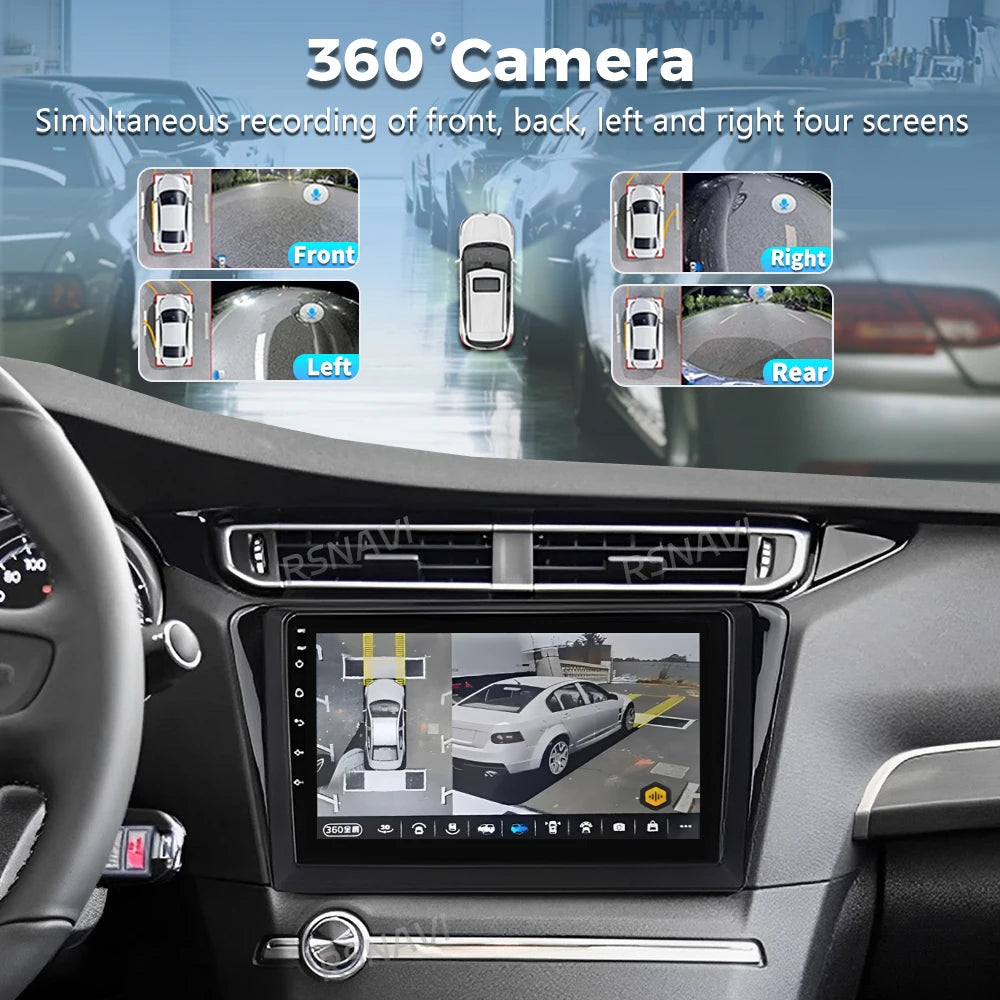 Android 16 Carplay Auto Car Radio For PEUGEOT 408 2014-2018 5GWifi+4G Multimedia Video Pla