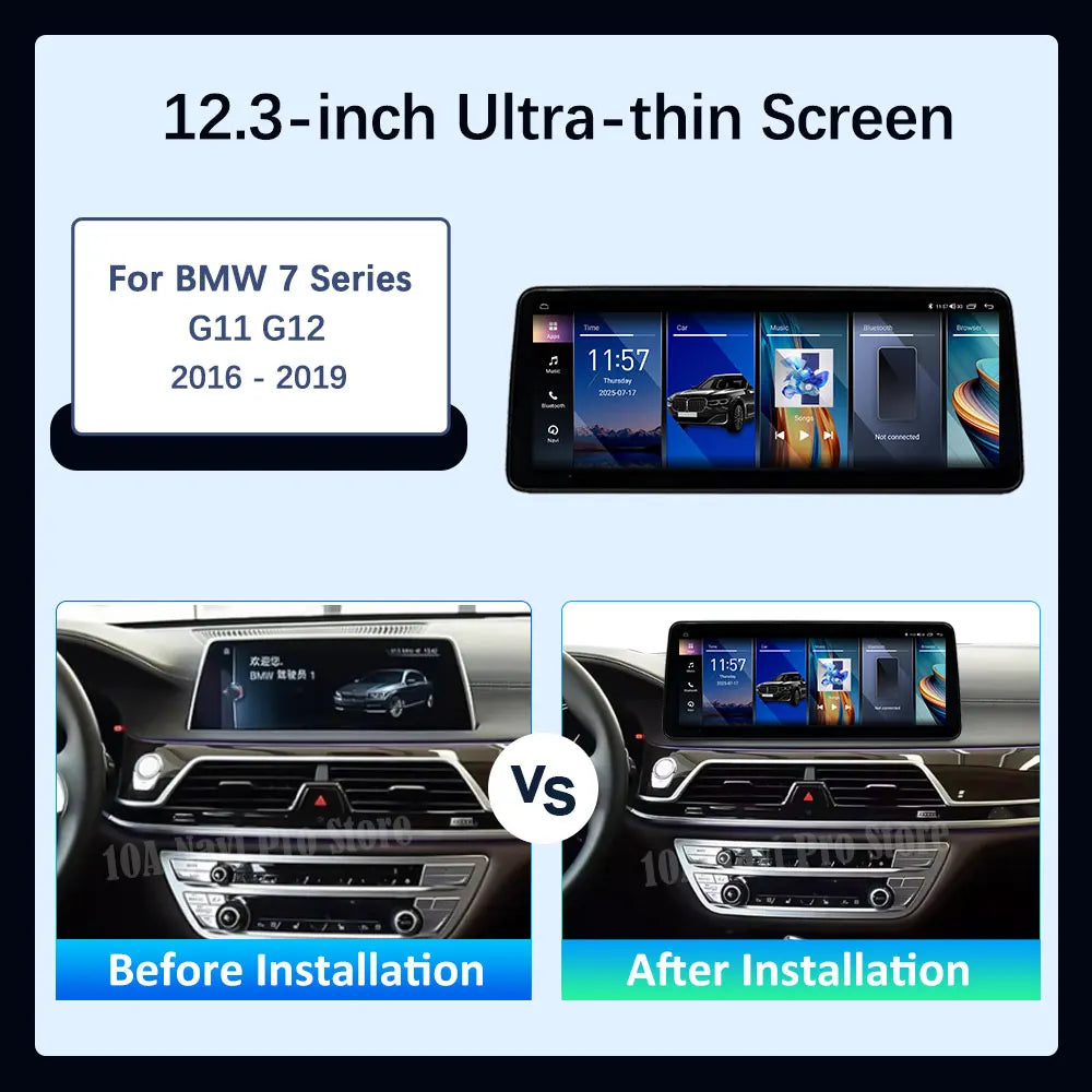 Car Radio Multimedia Player for BMW 7 Series G11 G12 2016 - 2019 Android System 4G DSP Ste