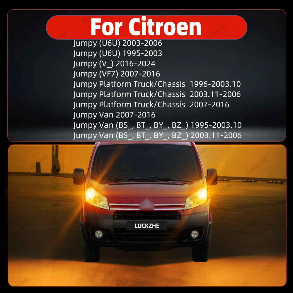 LED Interior Light Kit for Citroen Jumpy U6U V VF7 Van Platform Truck/Chassis 1995-2024 - Canbus Dome Map Door Trunk ...