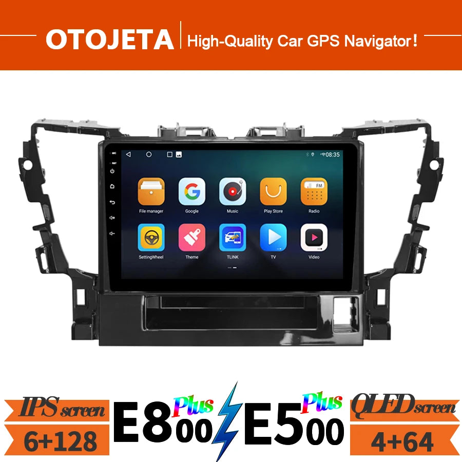 For Toyota Alphard Vellfire 30 2015 -2020 Android 13 Car Auto Multimedia Video Player Ster | AUTOKITSHOP