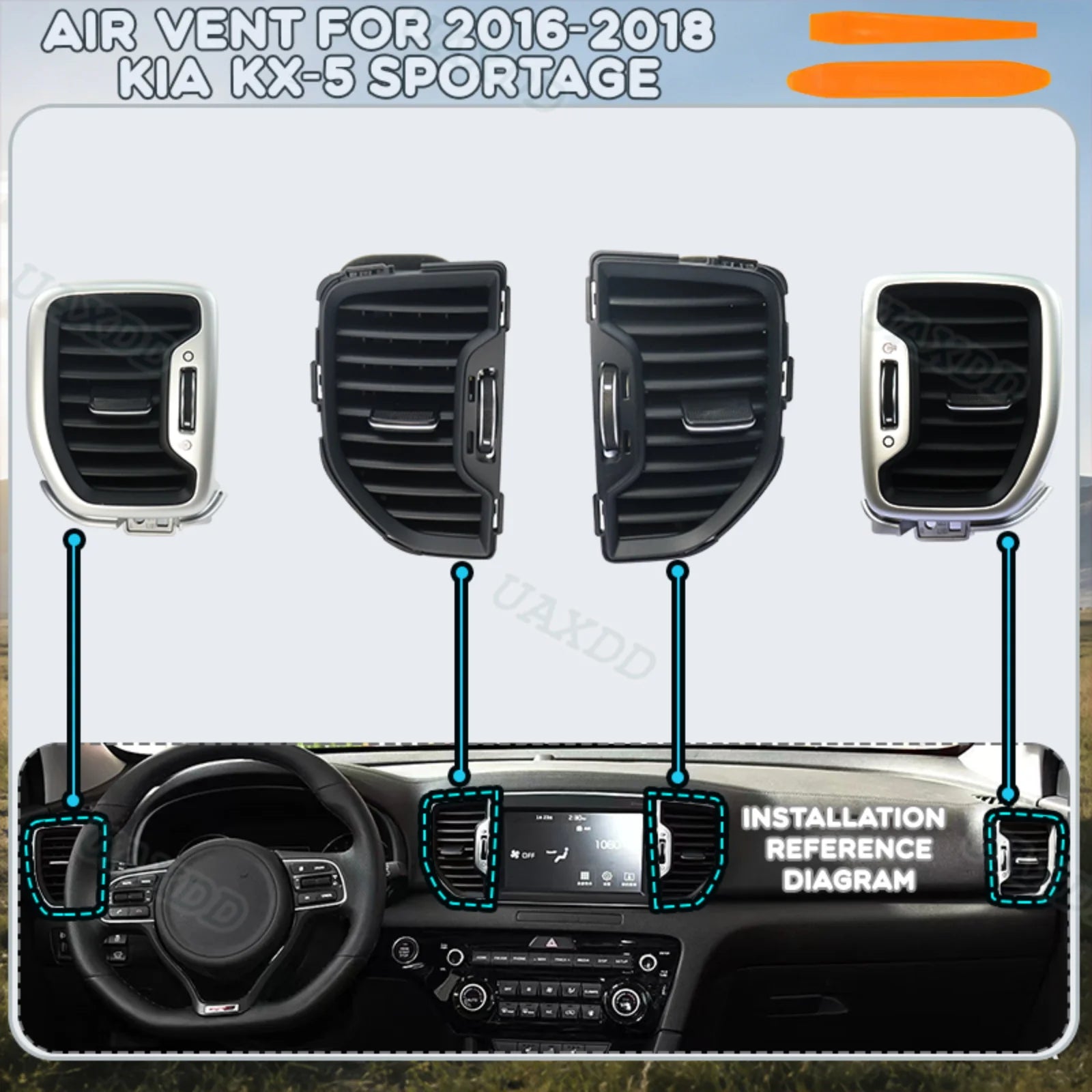 RGB - Ambient Light - for Kia 2016-2018 - Car Interior Lighting