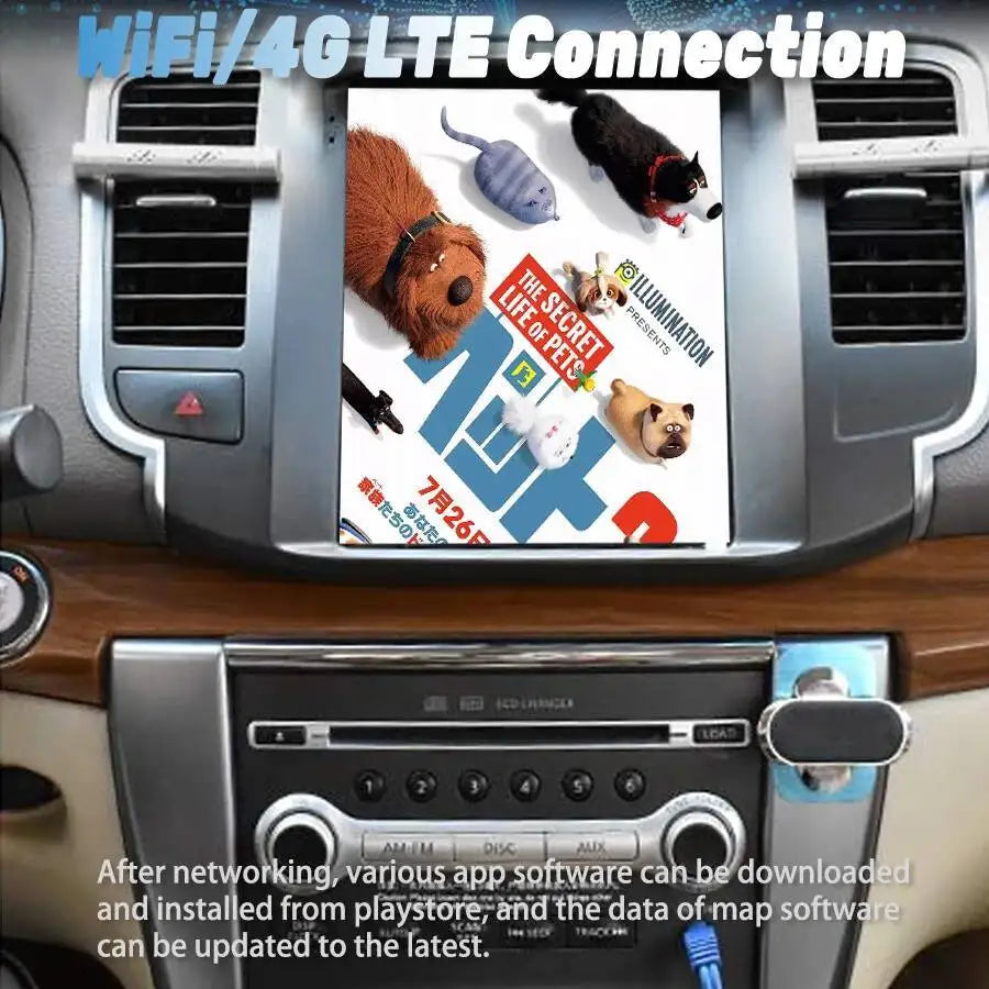 Vertical Screen 4G Video Player Android 15 Car Radio For Nissan Teana Cedric J32 2008-2012