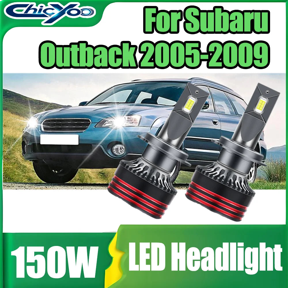 Plug and Play H7 LED Car Headlights 150W 30000LM Auto Headlamps Bulbs 6000K Super White 12