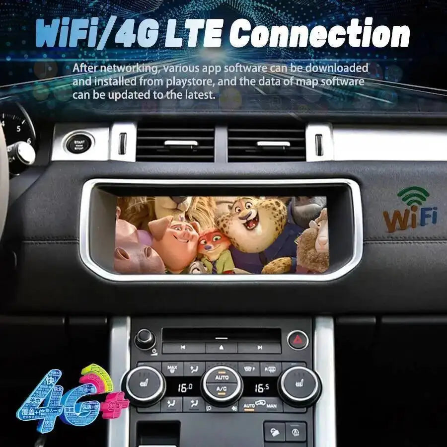 10.25inch Wireless Carplay Android15 Car Radio For Land Rover Range Rover Evoque LRX L538  | AUTOKITSHOP