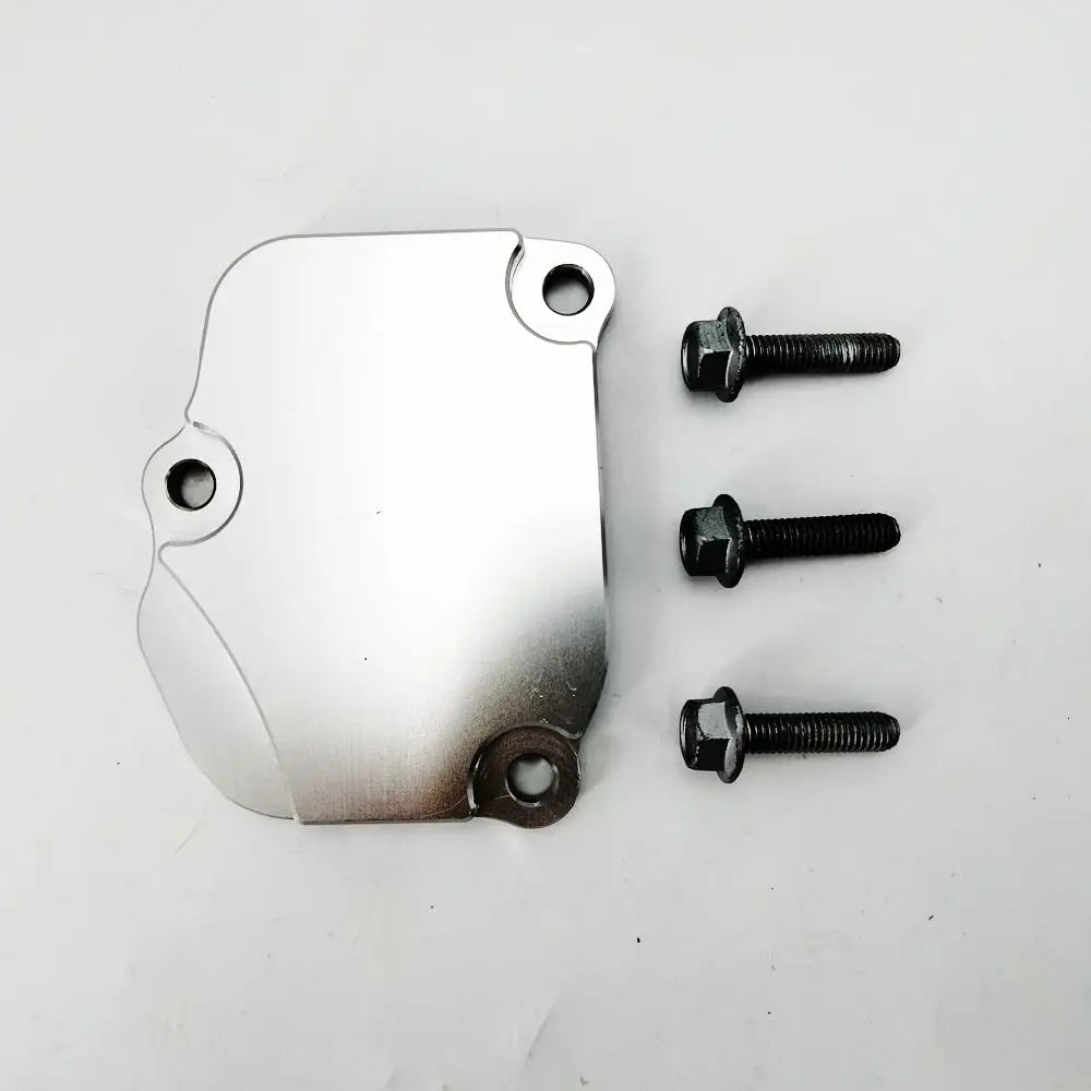 Aluminum Timing Chain Tensioner Cover Plate Set For Honda Acura K-S01Yries K20 K24
