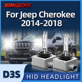 Car Light D3S Xenon HID Headlights 35W 6000K White High Low Beam Bulbs Fit For Jeep Cherok