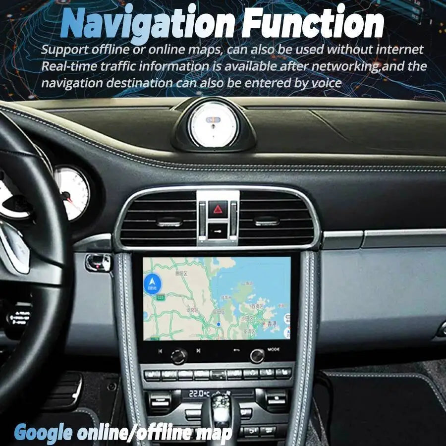 Car Multimedia Video Player Head Unit DSP For Porsche Carman 2005-2012 Android 15 GPS DSP
