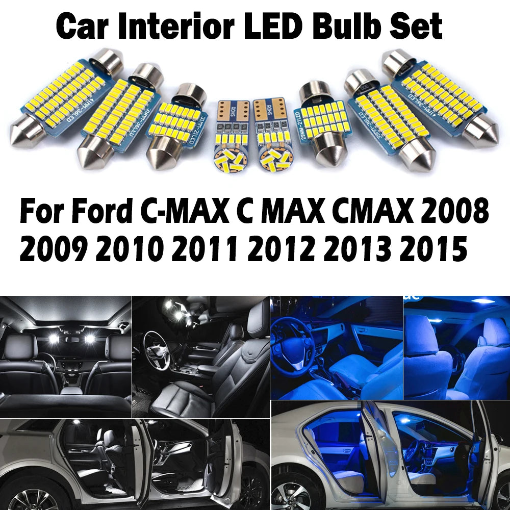 LED Interior Light Kit for Ford C-MAX C MAX CMAX - Canbus Error-Free Bulbs | AUTOKITSHOP