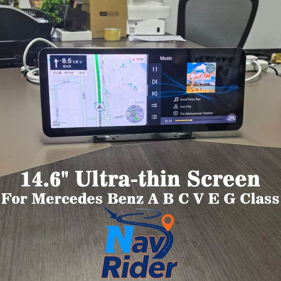 For Mercedes Benz A B C V E G Class GLC GLA CLA CLS GLK GLE Carplay Stereo Multimedia Play