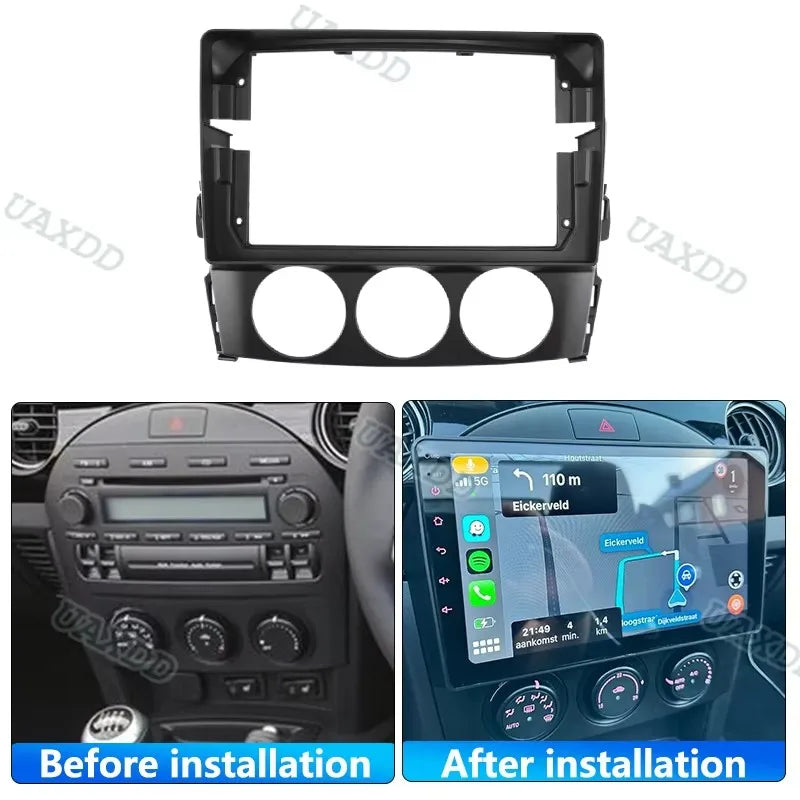 Car Radio Fascias Frame For Mazda MX-5 MX5 MX 5 NC 2005-2016 9 inch 2 DIN Stereo Panel Har