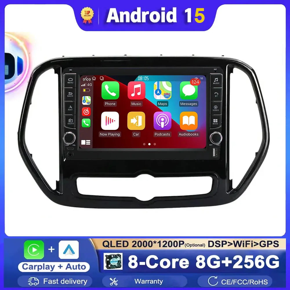 Android 15 For Chery Jetour X70 X70M 2018 - 2021 Car Radio Multimedia Navigation GPS Video | AUTOKITSHOP