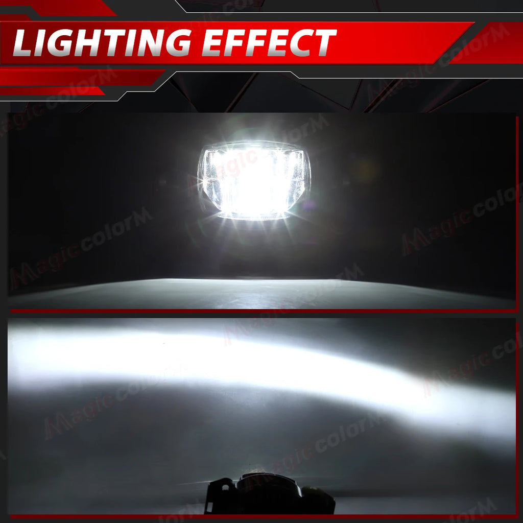 For Ford F-150 2024 2025 STX XL XLT LED DRL Fog Lamps Car Front Bumper Headlights DRL Dayt | AUTOKITSHOP