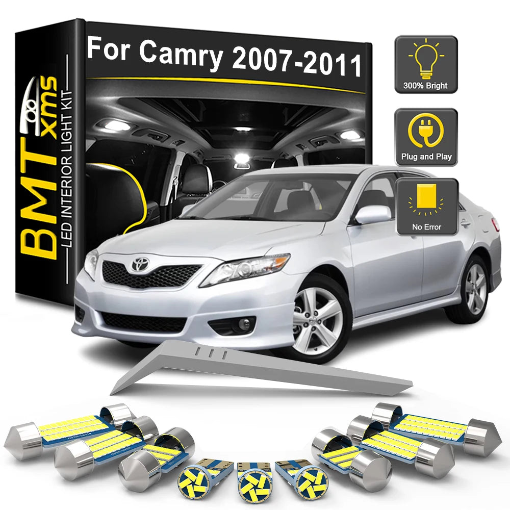 14-Piece LED Interior Light Kit for Toyota Camry XV40 - Canbus Error-Free Bulbs | AUTOKITSHOP