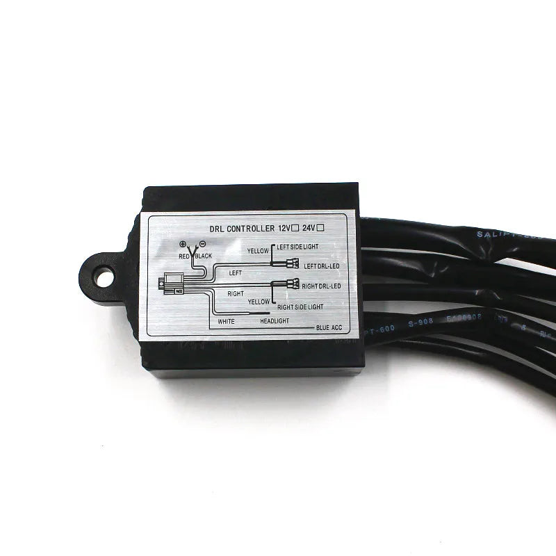 Rockeybright DRL Controller Auto Car LED Daytime Running Lights Relay Harness Dimmer On Of