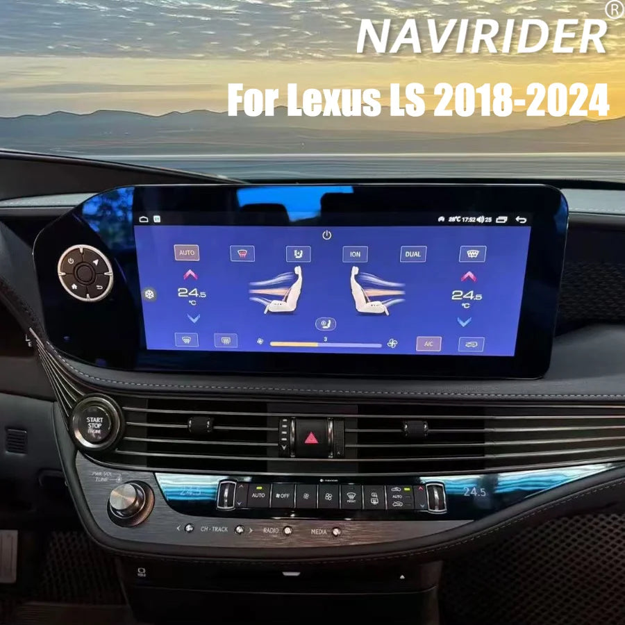 12.3" For Lexus LS500h LS 2018-2024 Car Radio CarPlay Multimedia Snapdragon 685 Screen Ste | AUTOKITSHOP