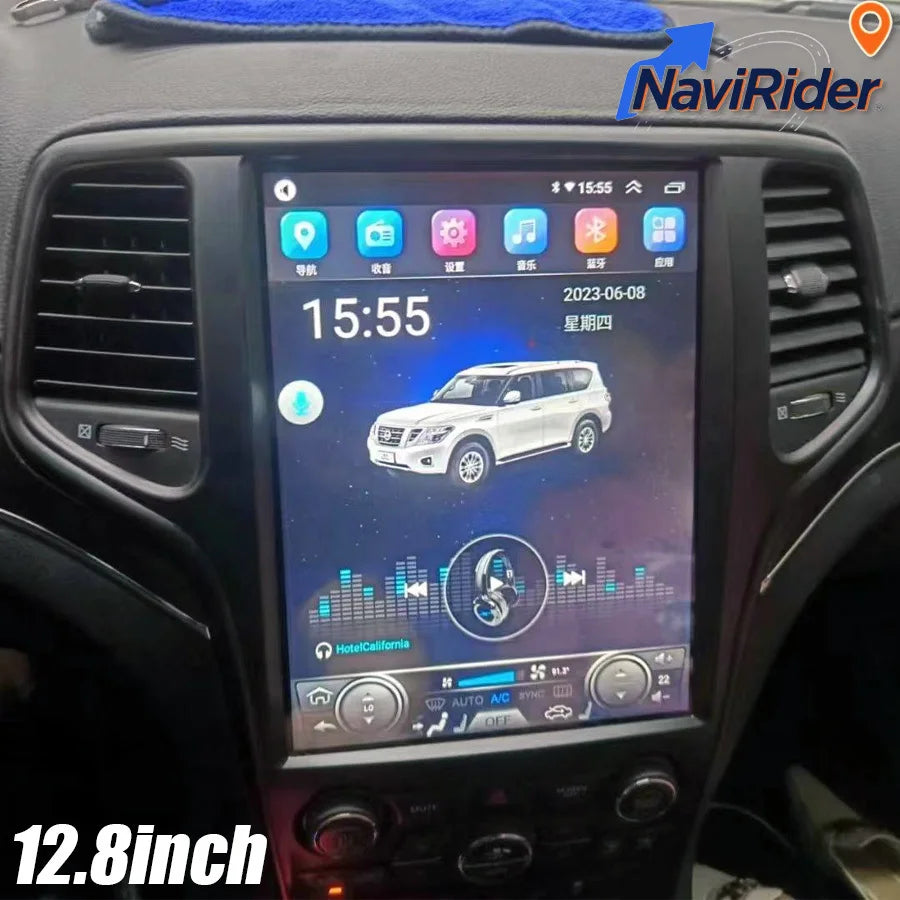 12.8" Android Auto Multimedia Video Player For Jeep Grand Cherokee 2013-2018 Car Radio GPS