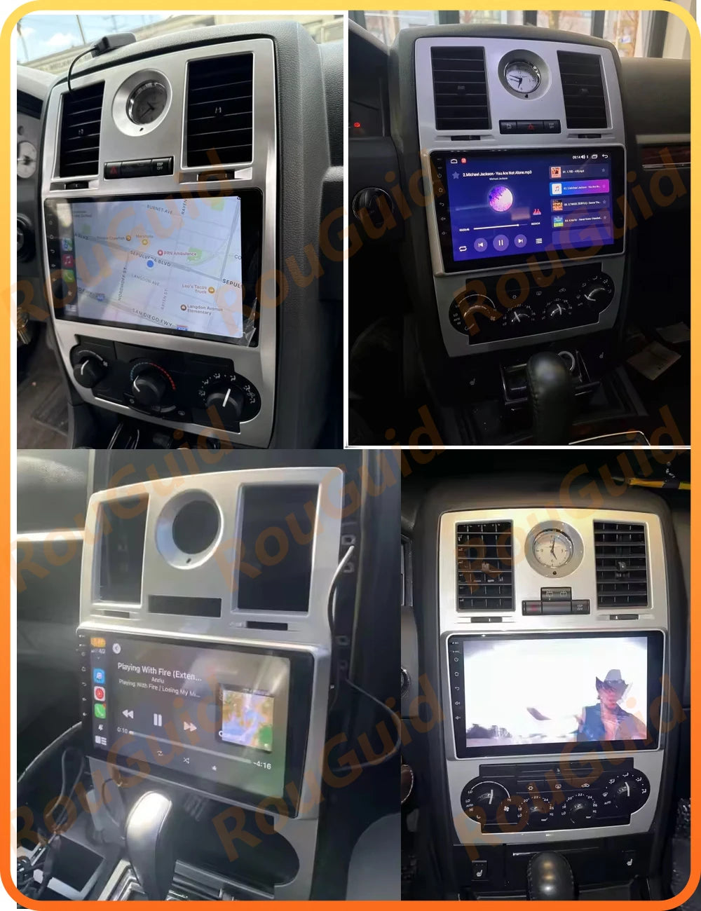 Car Radio Carplay Screen For Chrysler 300C 1 2004 2005 2006 2007 2008 -2011 Android 16 5G  | AUTOKITSHOP