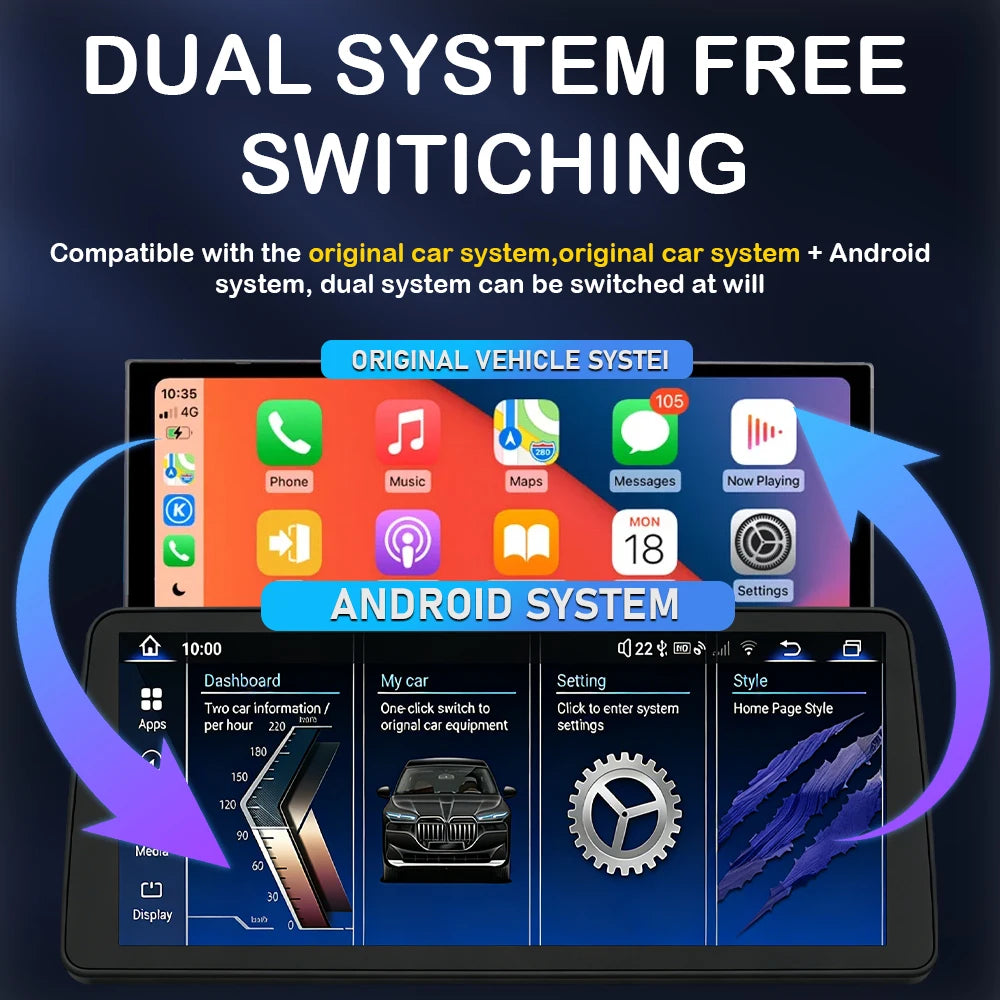 Android Head Unit 12.3inch For BMW X3 F26 X4 F26 2011-2018 CIC NBT EVO Car Radio Multimedi