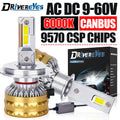 H4 H7 LED Headlight Bulbs Canbus H1 H11 H8 H9 9005 9006 9012 HB3 HB4 HIR2 9570 CSP Chips T