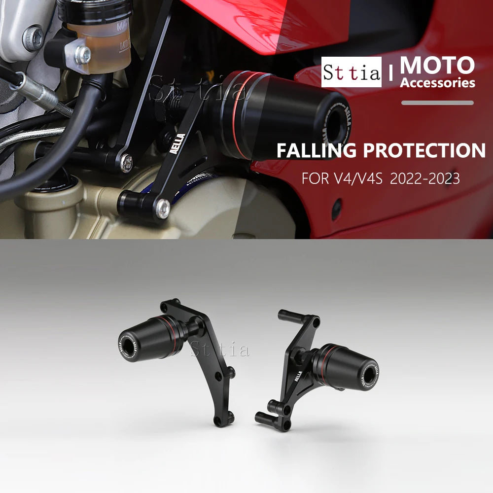 For DUCATI Panigale V4/V4S 2022-2023 Motorcycle Falling Protection Frame Slider  for V4S V4 2022-2023 - Automotive LED L