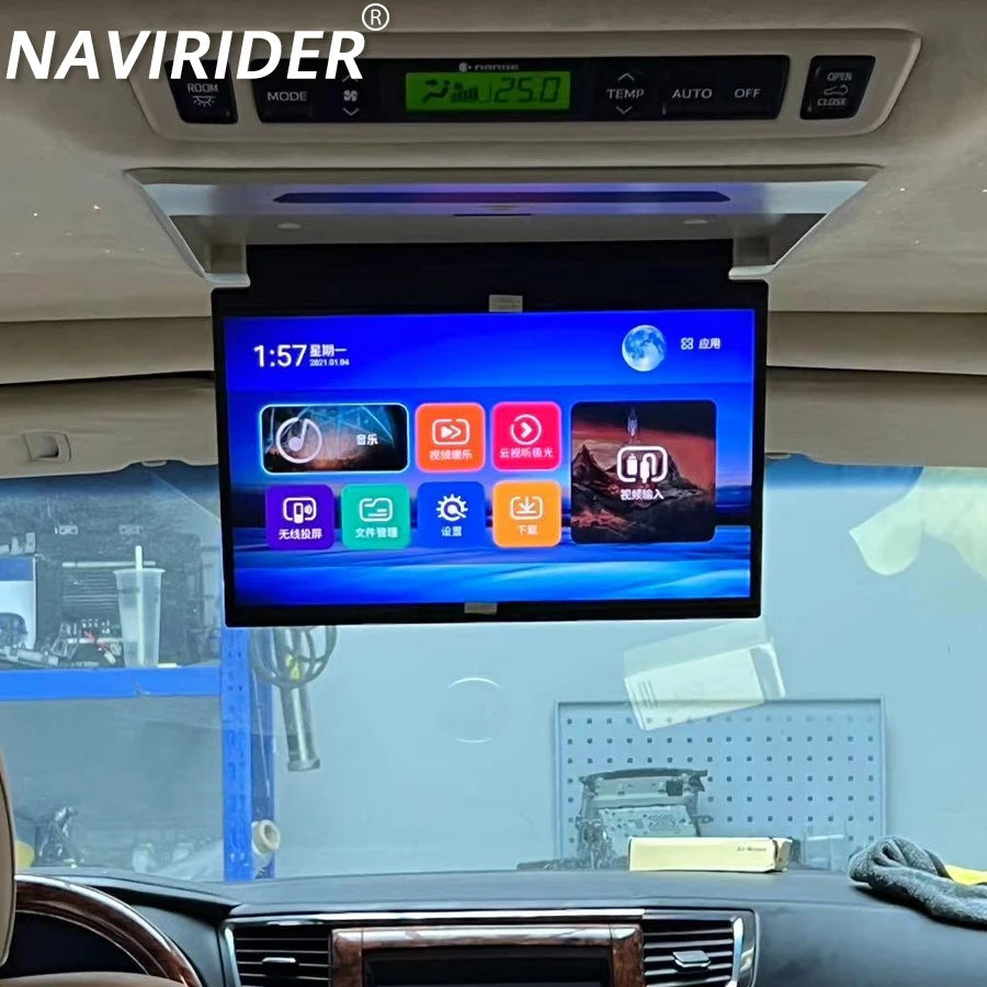 For Toyota Alphard 20 Alphard 30 Vellfire A20 A30 2008-2024 13.3"/15.6" Display MP5 Roof C