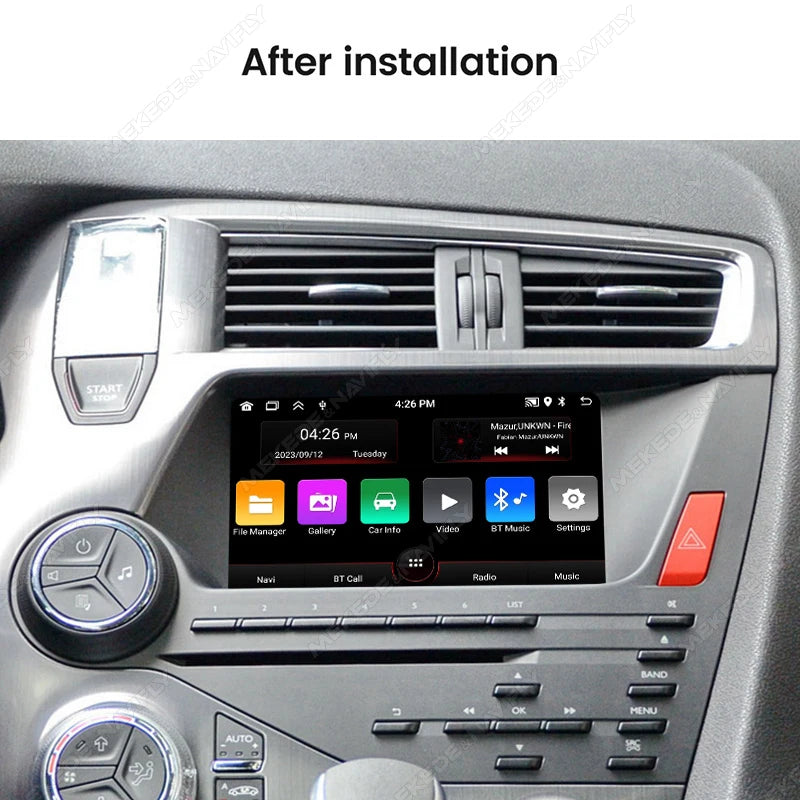 Android 15 Car Radio for Citroen DS 5 DS5 Carplay Auto Navigation GPS Stereo 508 Multimedi | AUTOKITSHOP